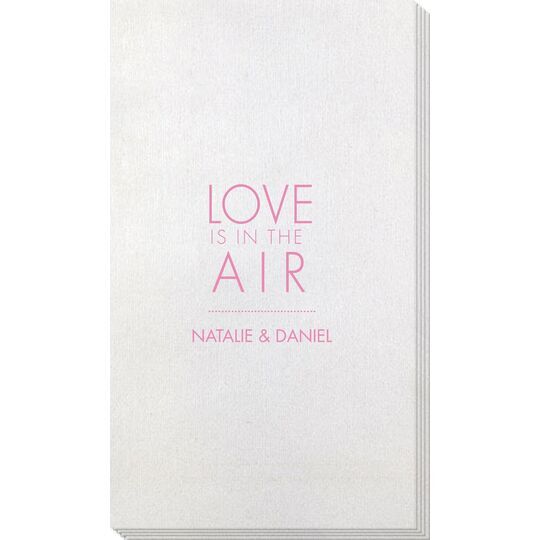 Love is in the Air Bamboo Luxe Guest Towels